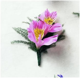 Alstroemeria Boutonniere